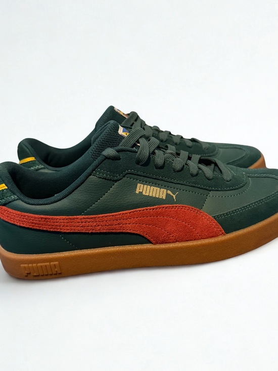 Puma Other - Puma Men's Forest Green Sneakers with Rust Suede Formstrip